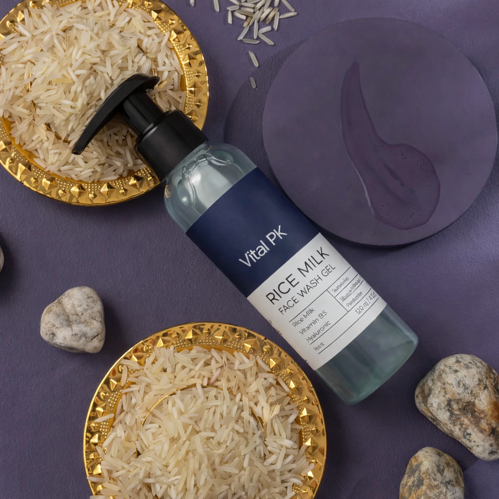 Rice Milk Glass Skin Gel Face wash
