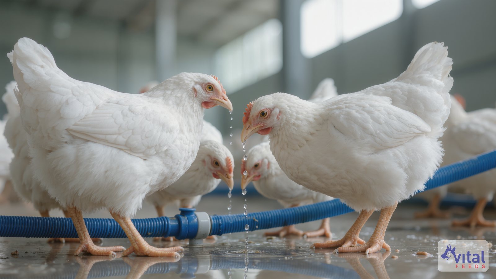 How much water does a broiler drink per day? - Vital Feeds guide