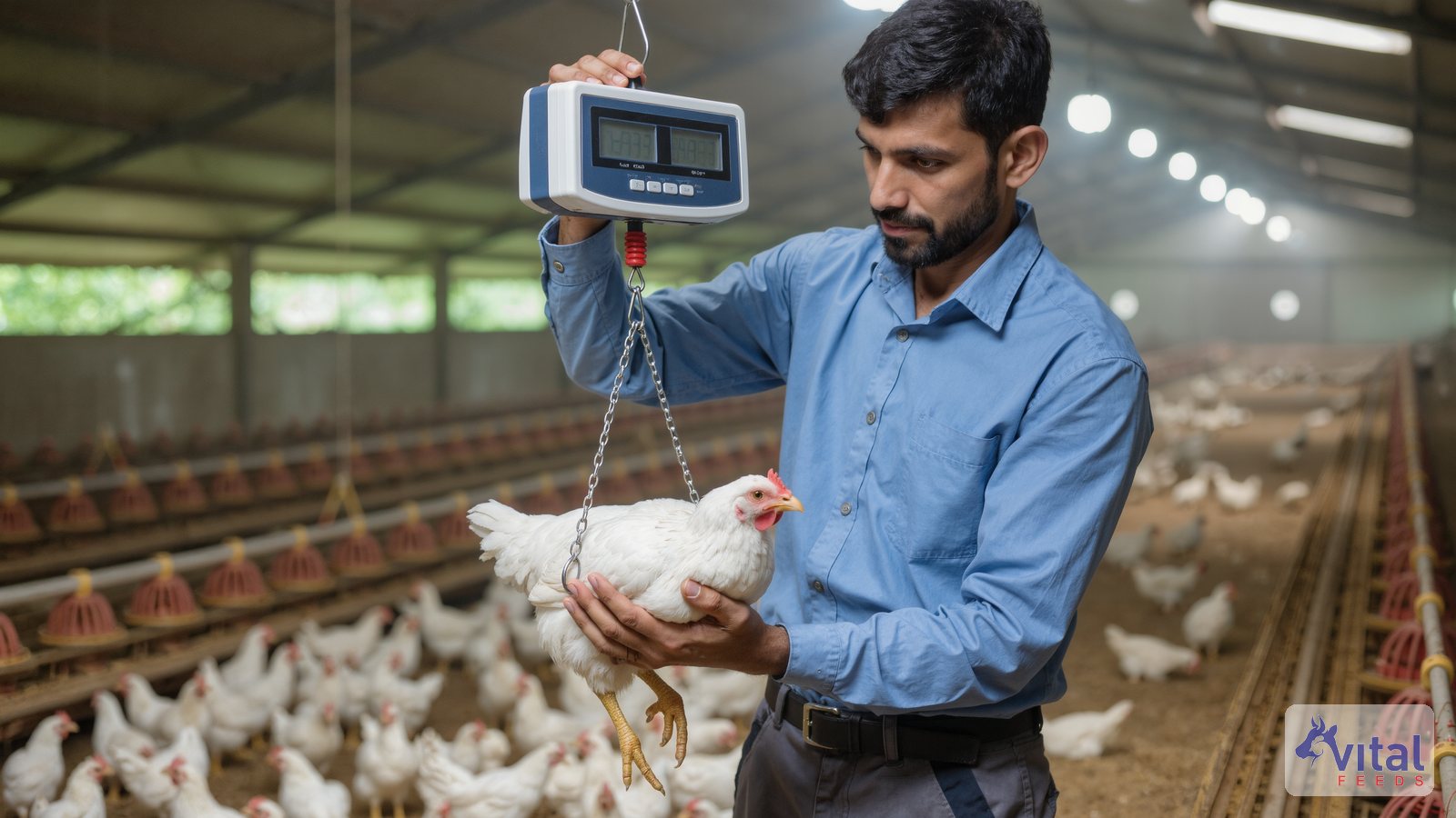 Broiler weight chart: day-by-day targets - Vital Feeds guide
