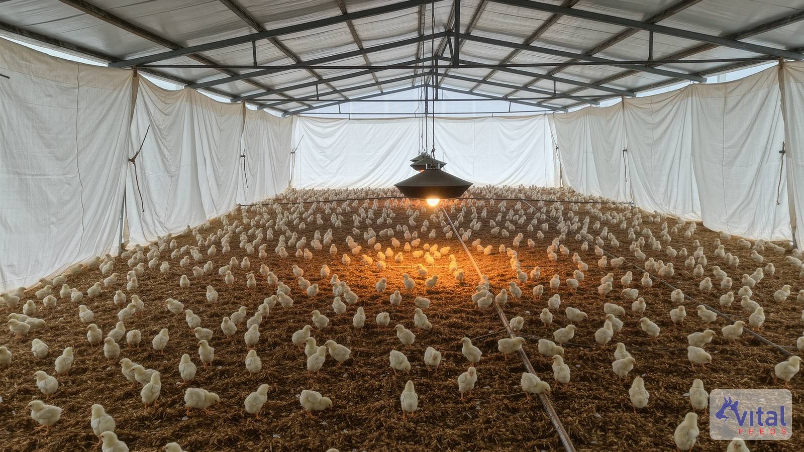 How to keep broilers warm in winter - Vital Feeds guide