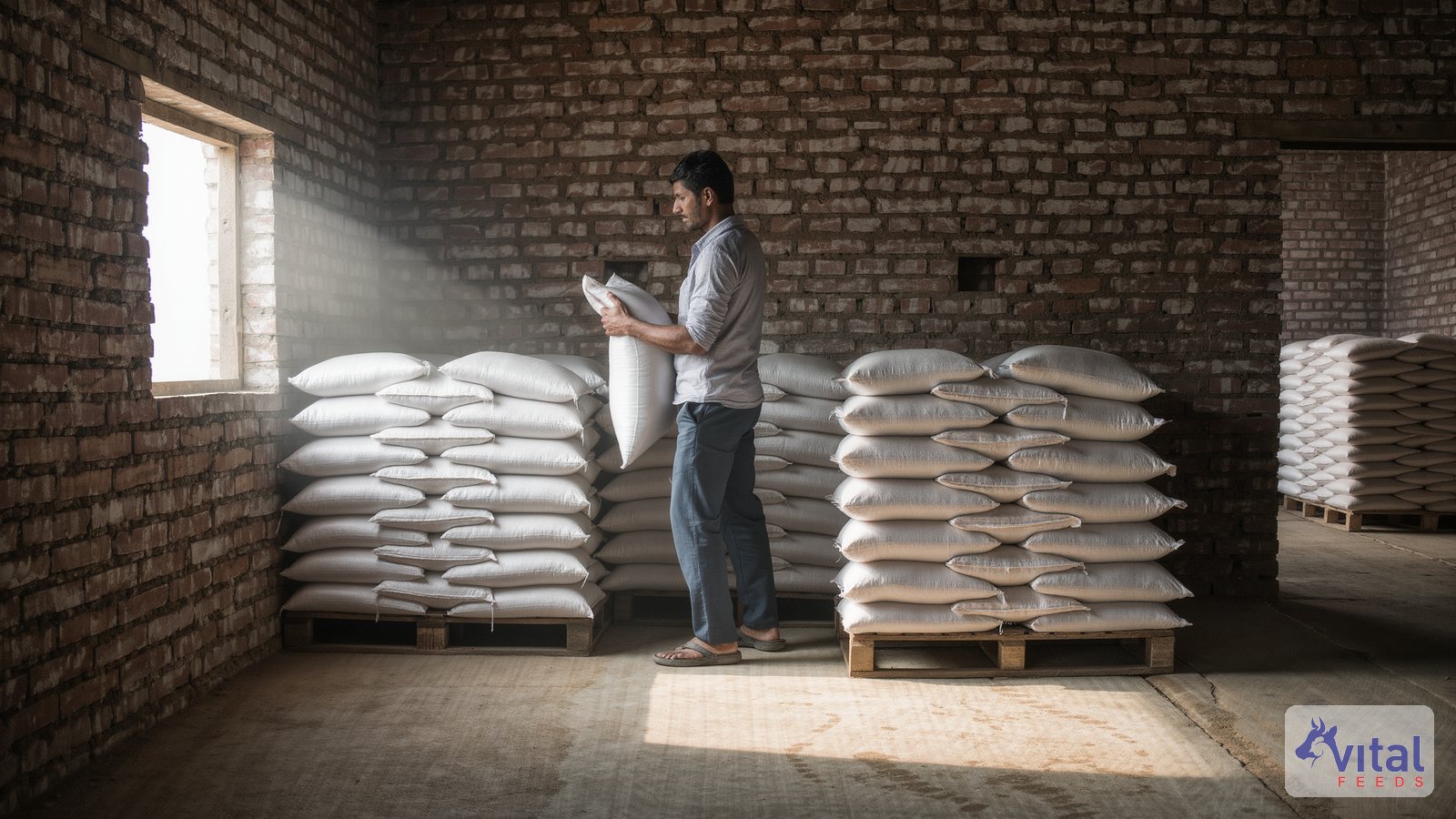How to store animal feed on the farm - Vital Feeds guide